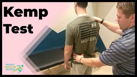 lumbar vertical compression test|positive kemp's test means.